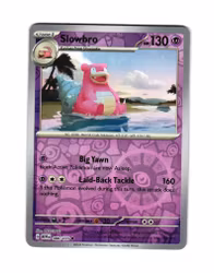 Slowbro Reverse Holo Uncommon 080/165 Pokemon 151