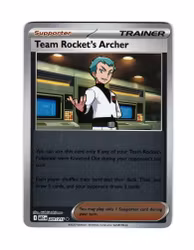 Team Rockets Archer Reverse Holo Uncommon 201/217 Ascended Heroes Pokemon