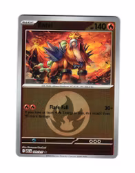 Entei Reverse Holo Rare 025/217 Ascended Heroes Pokemon