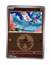 Scorbunny Reverse Holo Common 036/217 Ascended Heroes Pokemon