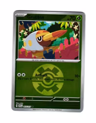 Grubbin Quick Ball Reverse Holo Common 017/217 Ascended Heroes Pokemon