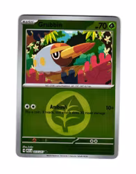 Grubbin Reverse Holo Common 017/217 Ascended Heroes Pokemon