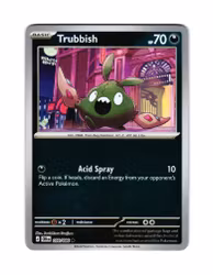 Trubbish Reverse Holo Common 056/086 Chaos Rising Pokemon