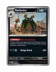 Garbodor Reverse Holo Uncommon 057/086 Chaos Rising Pokemon