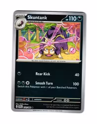 Skuntank Reverse Holo Uncommon 054/086 Chaos Rising Pokemon
