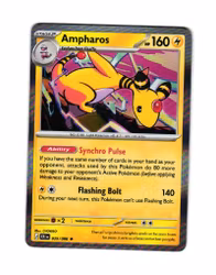 Ampharos Holo Rare 029/086 Chaos Rising Pokemon