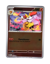 Braixen Reverse Holo Common 012/086 Chaos Rising Pokemon