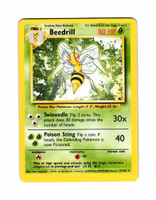 Beedrill Rare 17/102 Base Set Pokemon