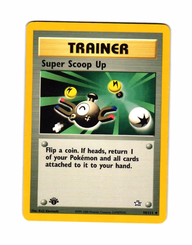 Super Scoop Up Uncommon 98/111 1st Edition Neo Genesis Pokemon