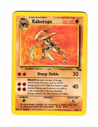 Kabutops Rare 24/62 Fossil Pokemon