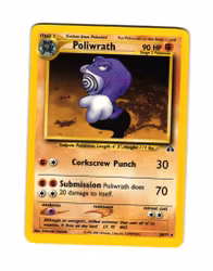 Poliwrath Rare 28/75 Neo Discovery Pokemon
