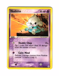 Medtite Common 65/101 EX Hidden Legends Pokemon