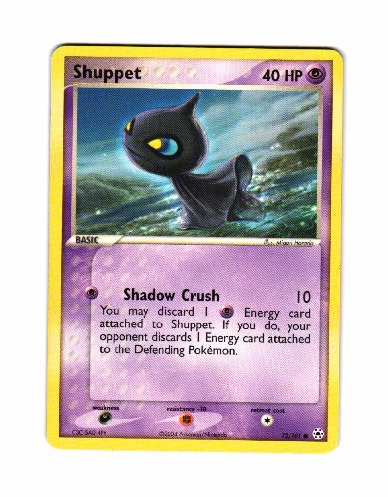 Shuppet Common 72/101 EX Hidden Legends Pokemon