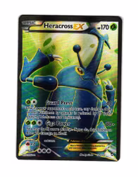 Heracross EX Ultra Rare 105/111 Furious Fists Pokemon
