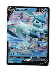Glaceon V Ultra Rare 038/159 Crown Zenith Pokemon