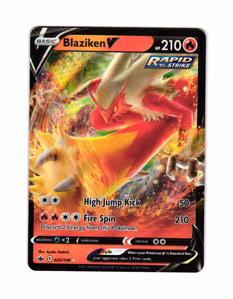 Balziken V Ultra Rare 020/198 Chilling Reign Pokémon