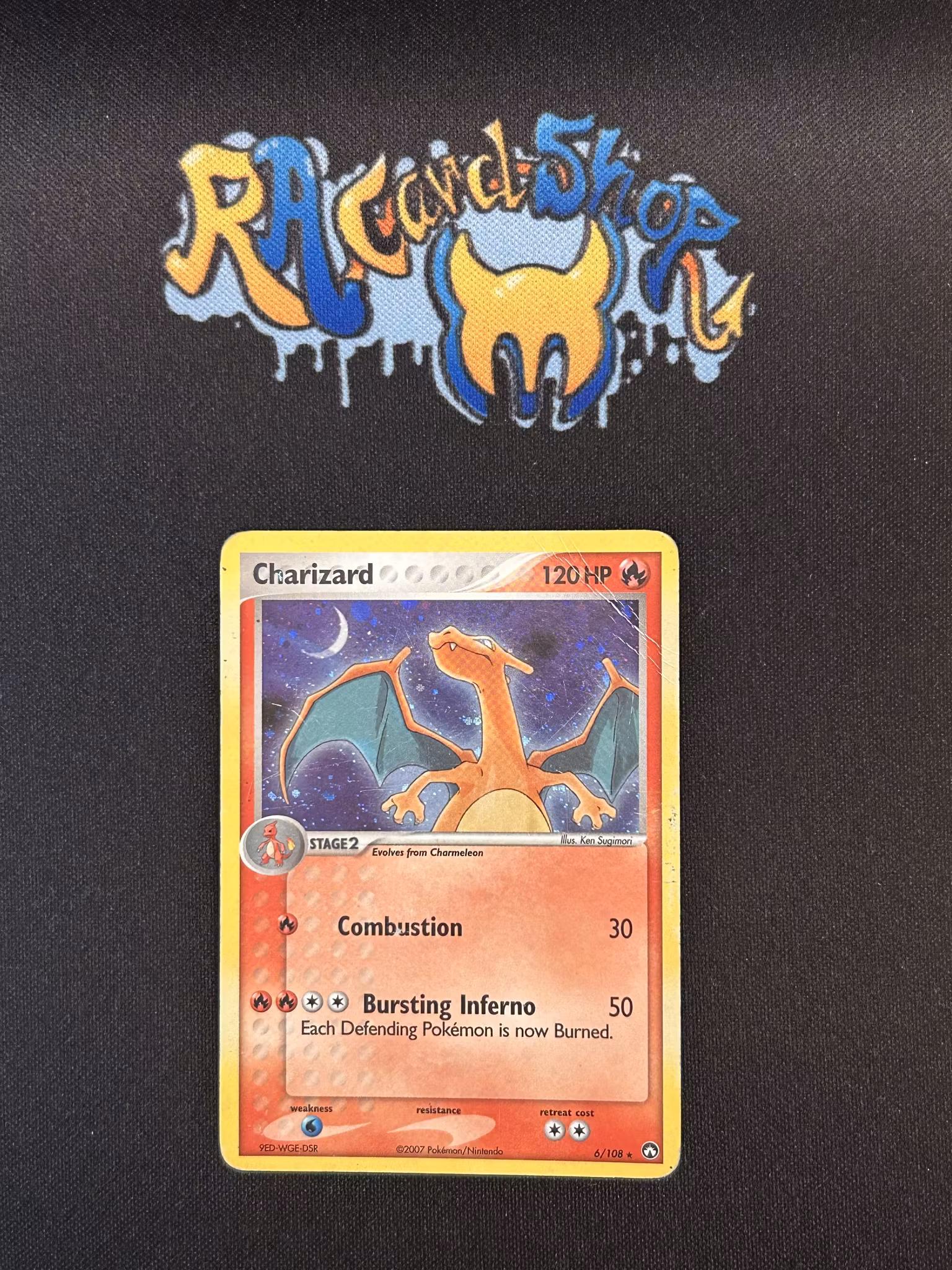 Charizard Holo Rare 6/108 EX Power Keepers Pokemon