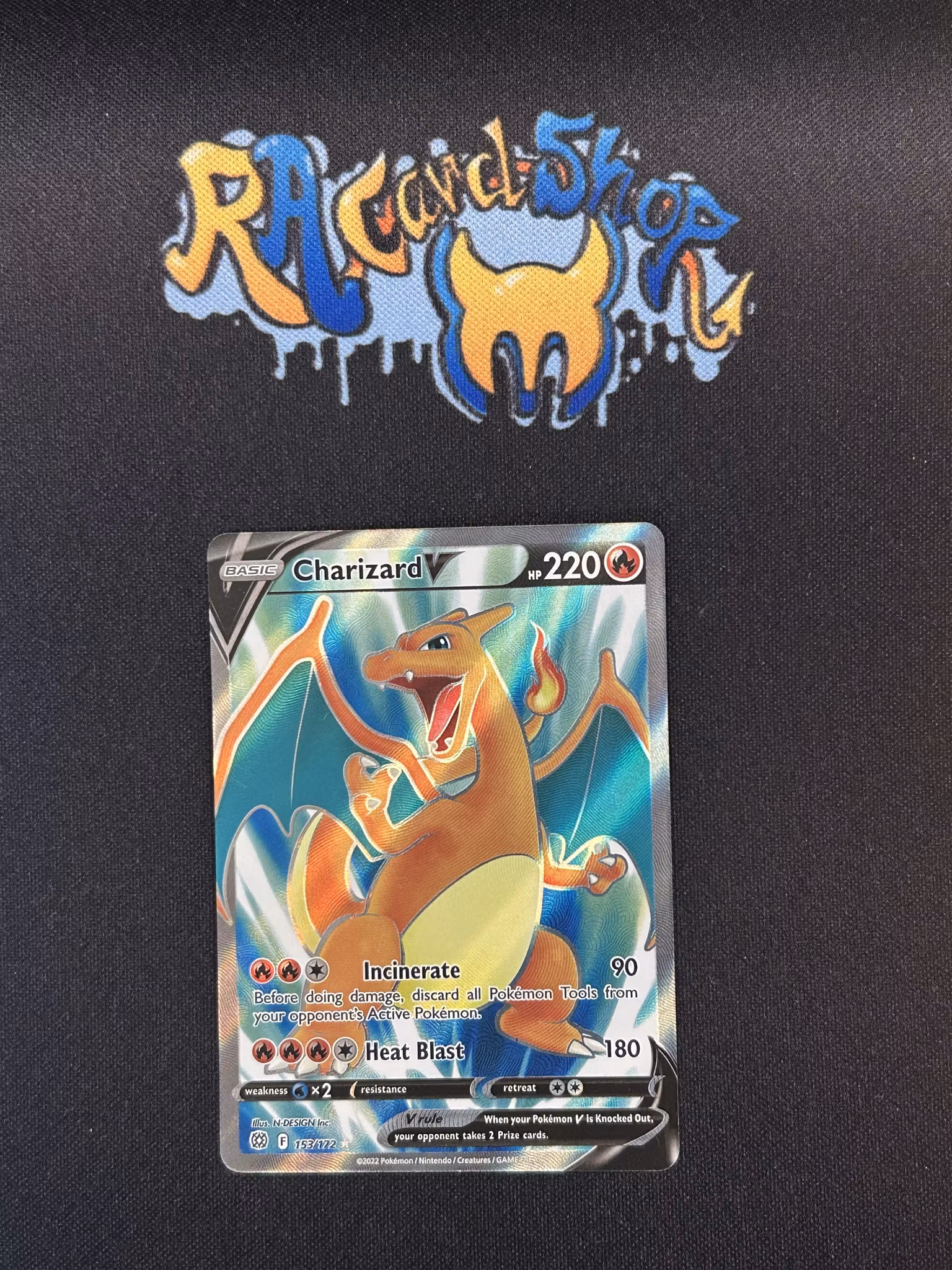 Charizard V Rare 153/172 Brilliant Stars Pokemon