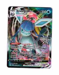 Glaceon VMAX Stamped Snowflake Rare 041/203 Evolving Skies (Sealed) Pokemon