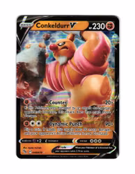 Conkeldurr V 040/078 Rare Pokemon Go Pokemon