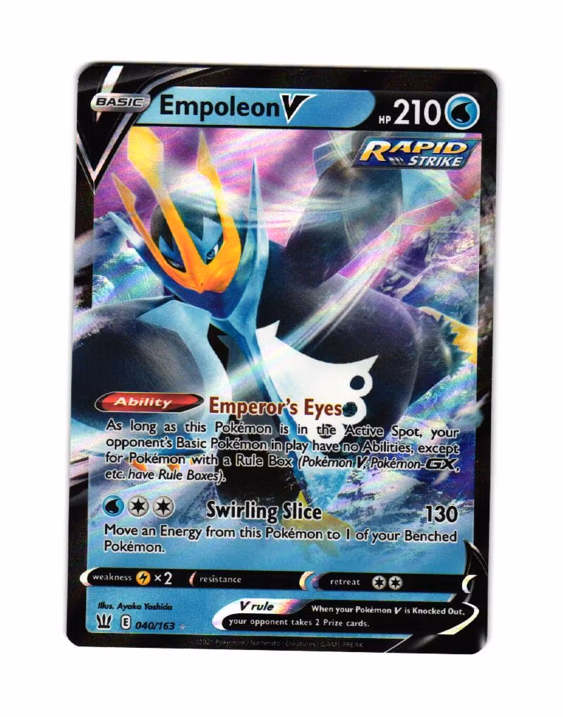 Empoleon V Ultra Rare 040/163 Battle Styles Pokemon