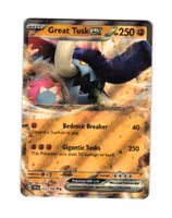 Great Tusk ex Ultra Rare 123/198 Scarlet & Violet Pokemon