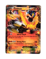 Emboar EX Ultra Rare 14/122 Break Point Pokemon