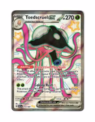 Toedscruel ex Shiny Rare 213/091 Paldean Fates Pokemon