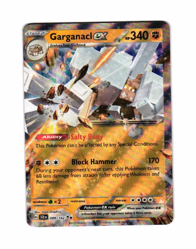 Garganacl 089/142 Stellar Crown Pokemon