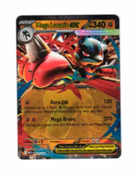 Mega Lucario ex Ultra Rare 077/132 Mega Evolution Pokemon
