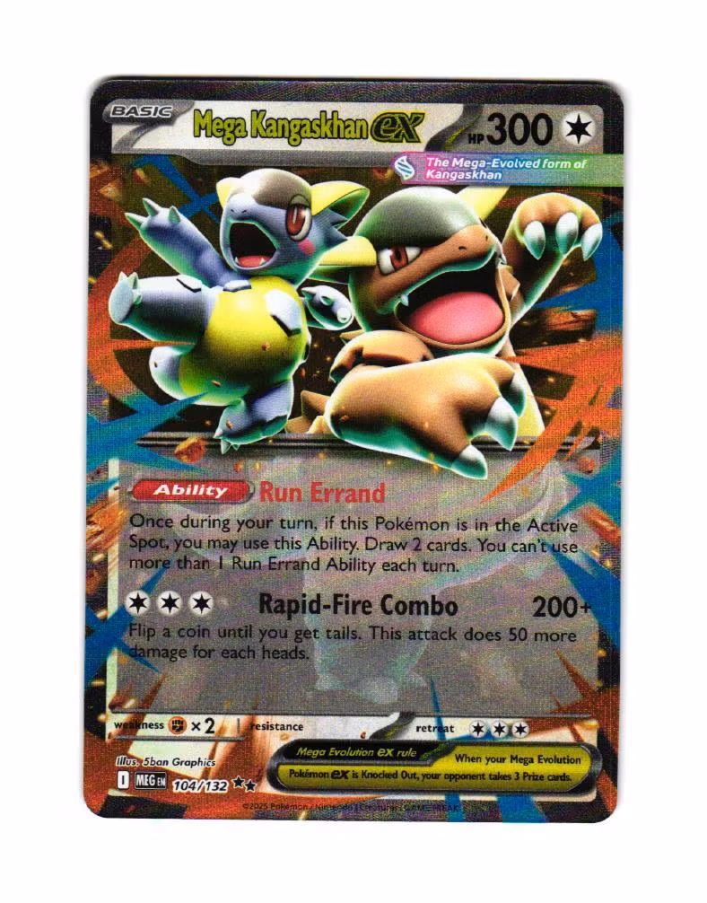 Mega Kangaskhan ex Double Rare 104/132 Mega Evolution Pokemon