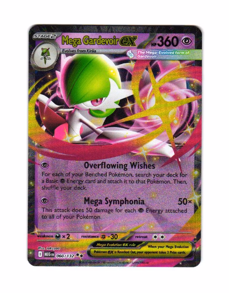 Mega Gardevoir ex Double Rare 060/132 Mega Evolution Pokemon