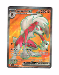 Lycaroc EX Ultra Rare 241/193 Paldea Evolved Pokemon