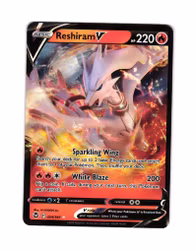 Reshiram V 024/095 Silver Tempest Pokemon