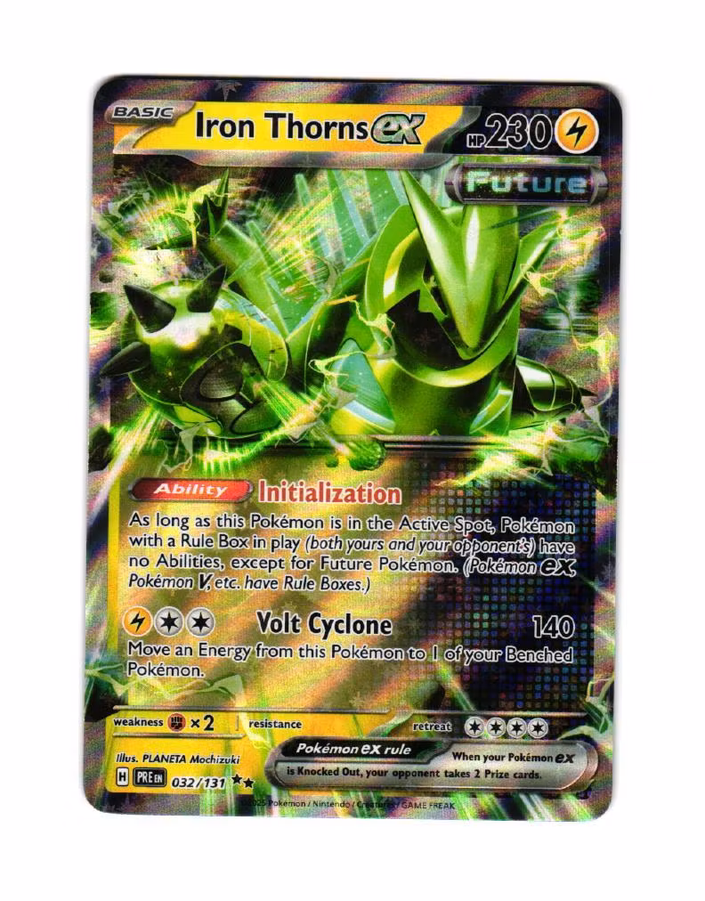 Iron Thorns ex Double Rare 032/133 Prismatic Evolutions Pokemon