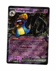 Cofagrigus ex Ultra Rare 076/182 Paradox Rift Pokemon