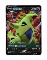 Tyranitar V Ultra Rare 158/264 Fusion Strike Pokemon