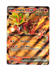 Gouging Fire ex Double Rare 038/162 Temporal Forces Pokemon