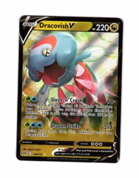 Dracovish V Rare 114/172 Brilliant Stars Pokemon