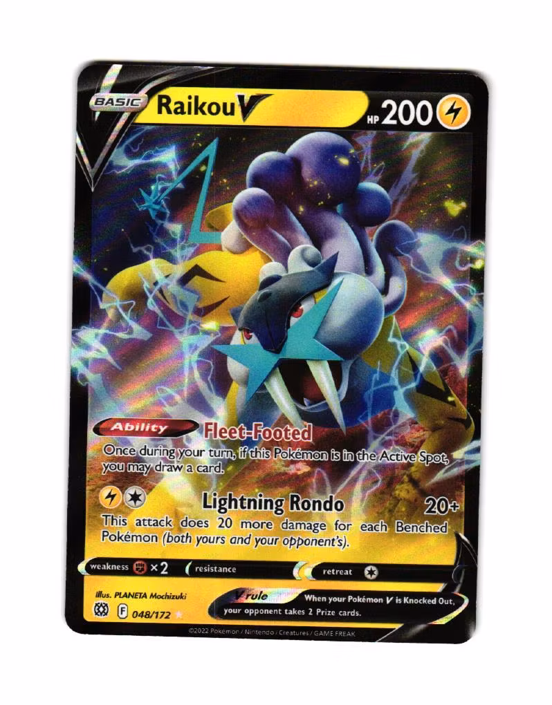 Raikou Ultra Rare 048/172 Brilliant Stars Pokemon