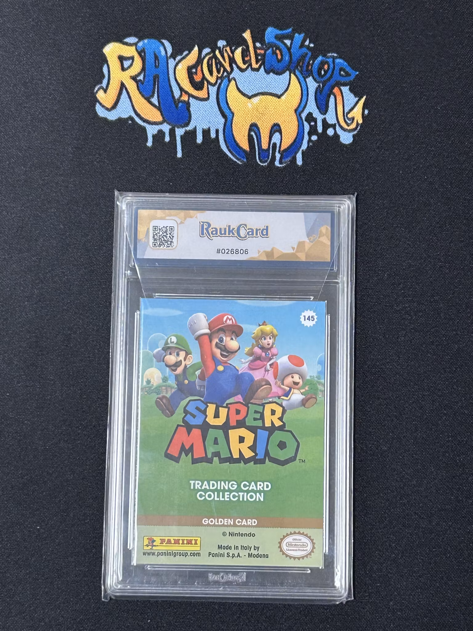 Mario Golden Card #145 Graded Card 9 Rauk Card