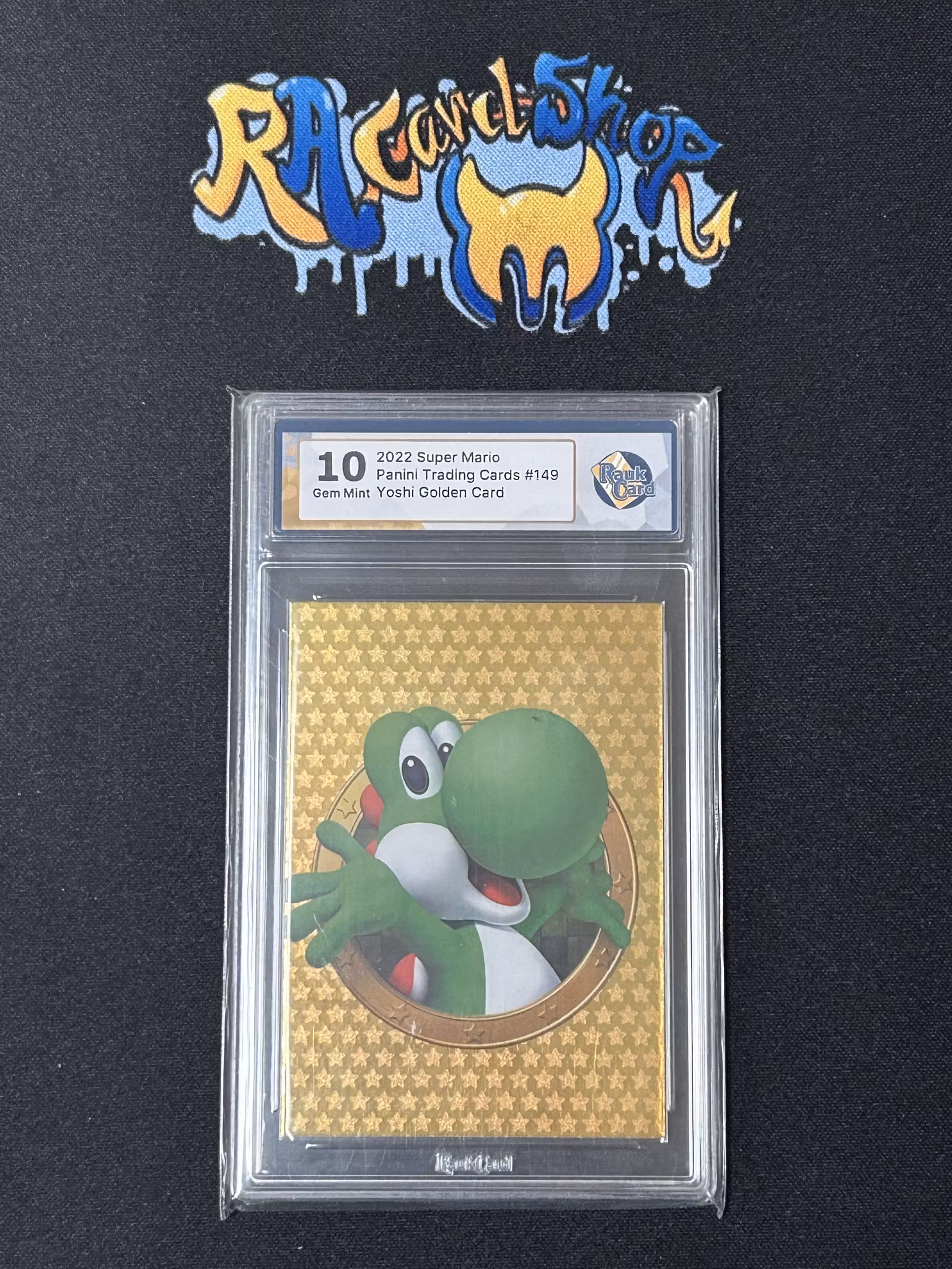 Yoshi Golden Card #149 Super Mario Graded Card 10 Rauk Card
