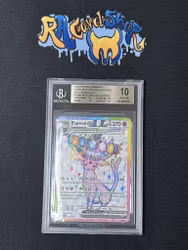 Espeon ex #175 Black Star Promo Graded Card 10 Beckett