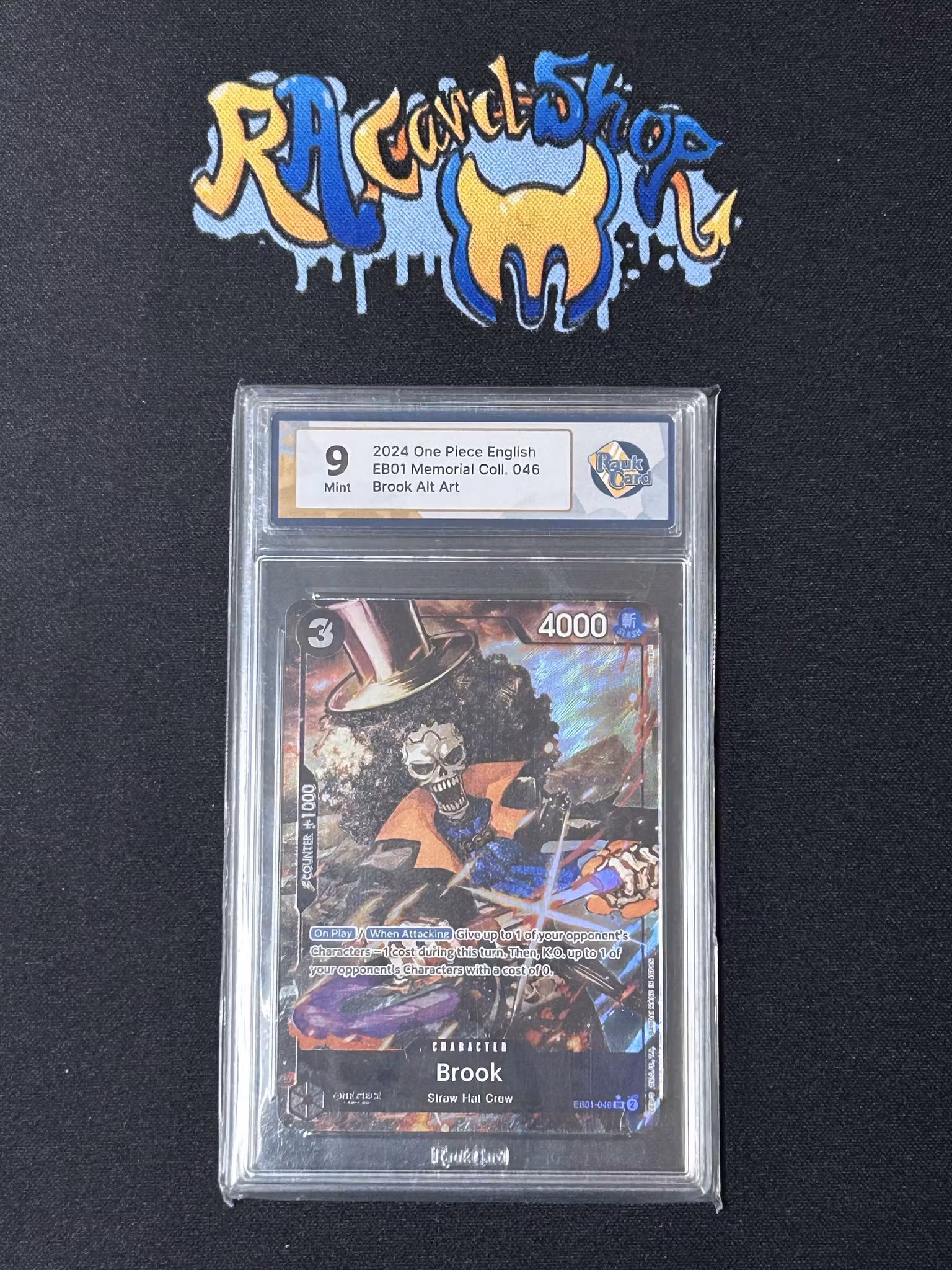 Brook 046 EB01 One Piece Graded Card 9 RaukCard