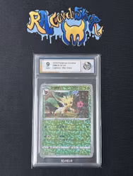 Leafeon Reverse Holo 0705 CBB2C Pokemon Graded Card 9 RaukCard