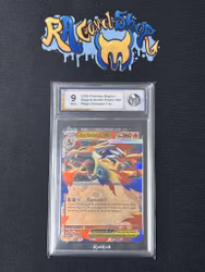 Mega Charizard ex 030 Mega Evolution Promo Graded Card 9 RaukCard