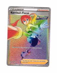 Korrinas Focus Rainbow Rare 174/163 Battle Styles Pokemon