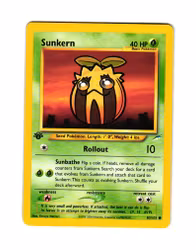 Sunkern Common 83/105 Neo Destiny 1st Edition Pokemon