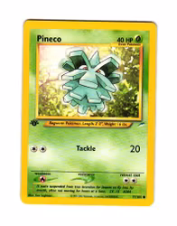Pineco Common 77/105 Neo Destiny 1st Edition Pokemon