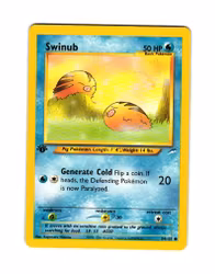 Swinub Common 84/105 Neo Destiny 1st Edition Pokemon